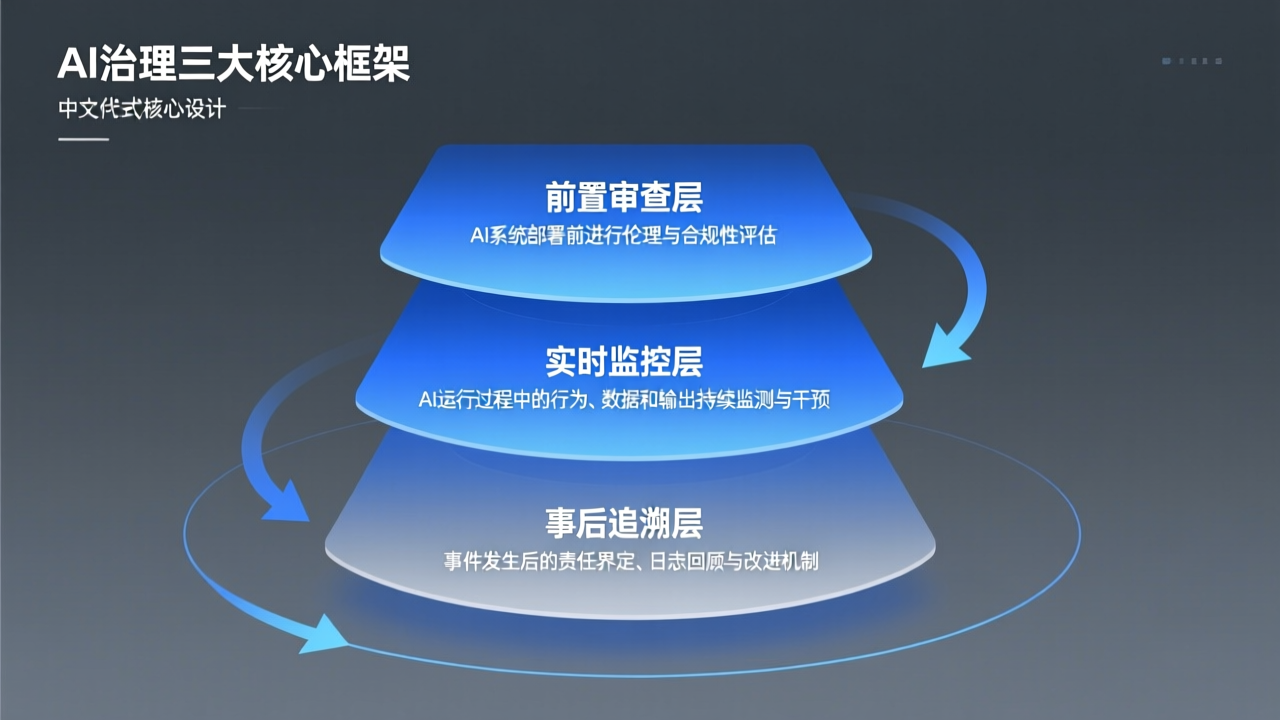 AI治理三大框架信息图