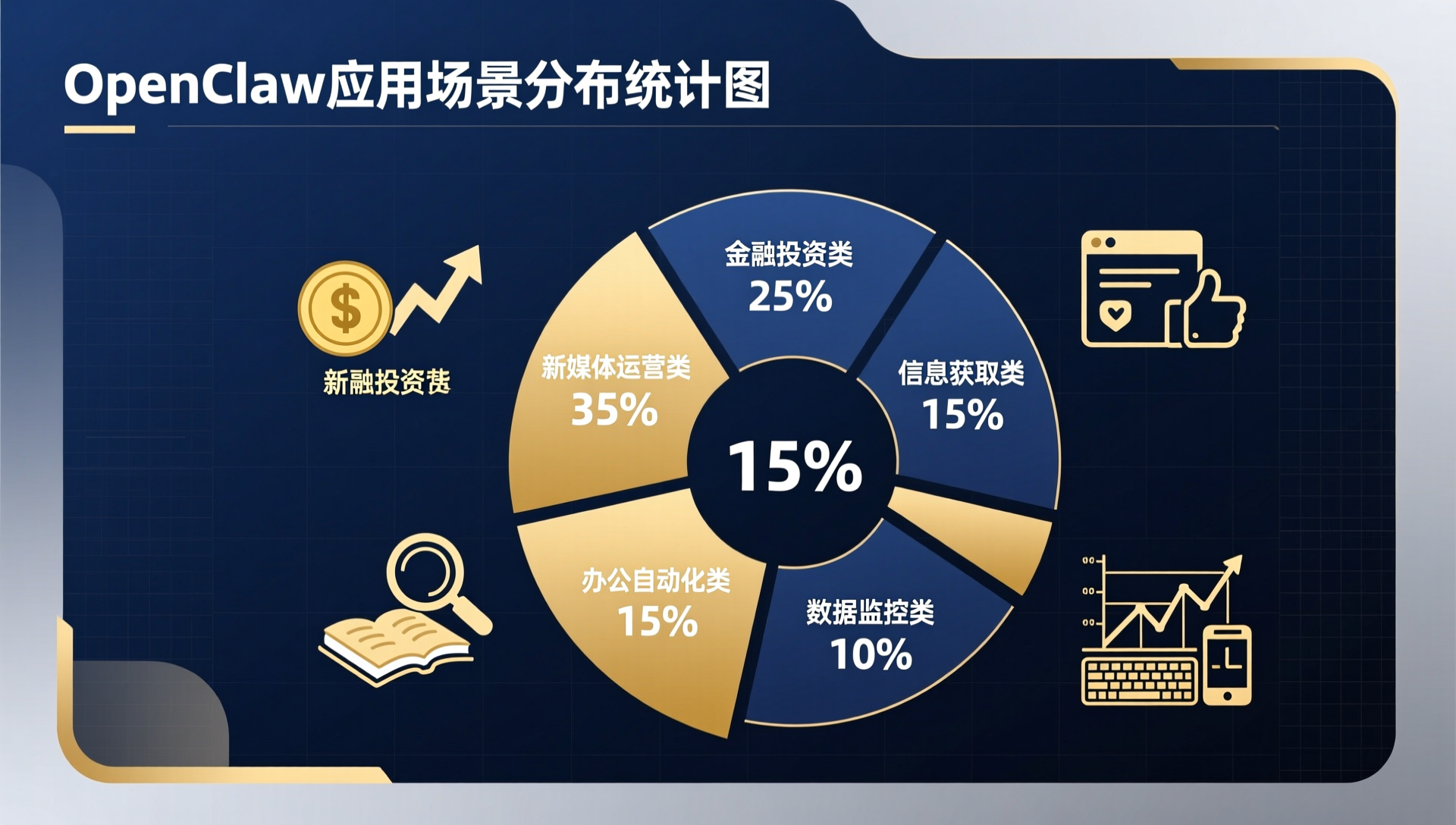 OpenClaw应用场景分布图